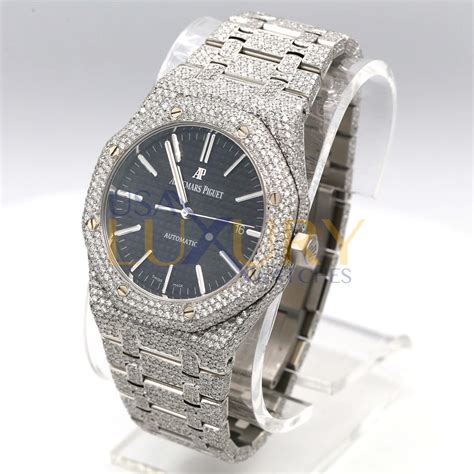 audemars piguet black diamond|ap full diamond watch price.